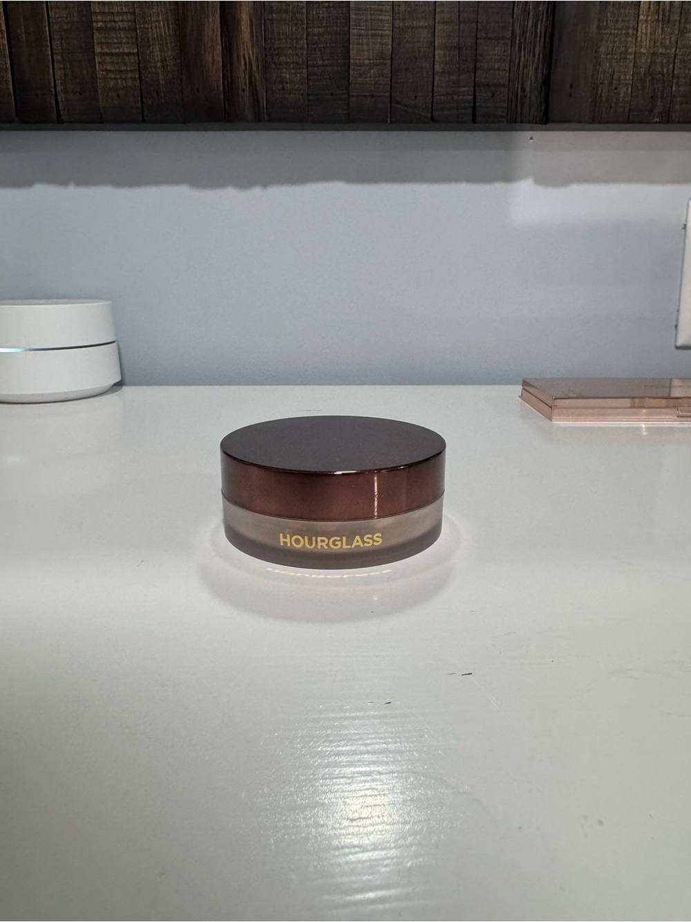 Hourglass Loose Setting Powder — Brown Metallic Lid with Frosted Jar